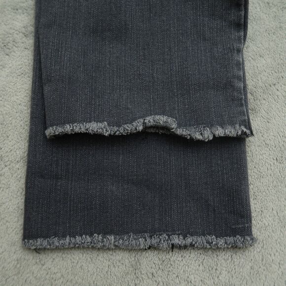 Not Your Daughters Jeans NYDJ Women's Size 8 Gray Mid-Rise Cropped 25" Inseam - Picture 2 of 16